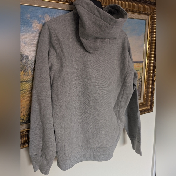 Supreme Pink/Purple Sparkle Logo Grey Hoodie - Picture 2 of 10